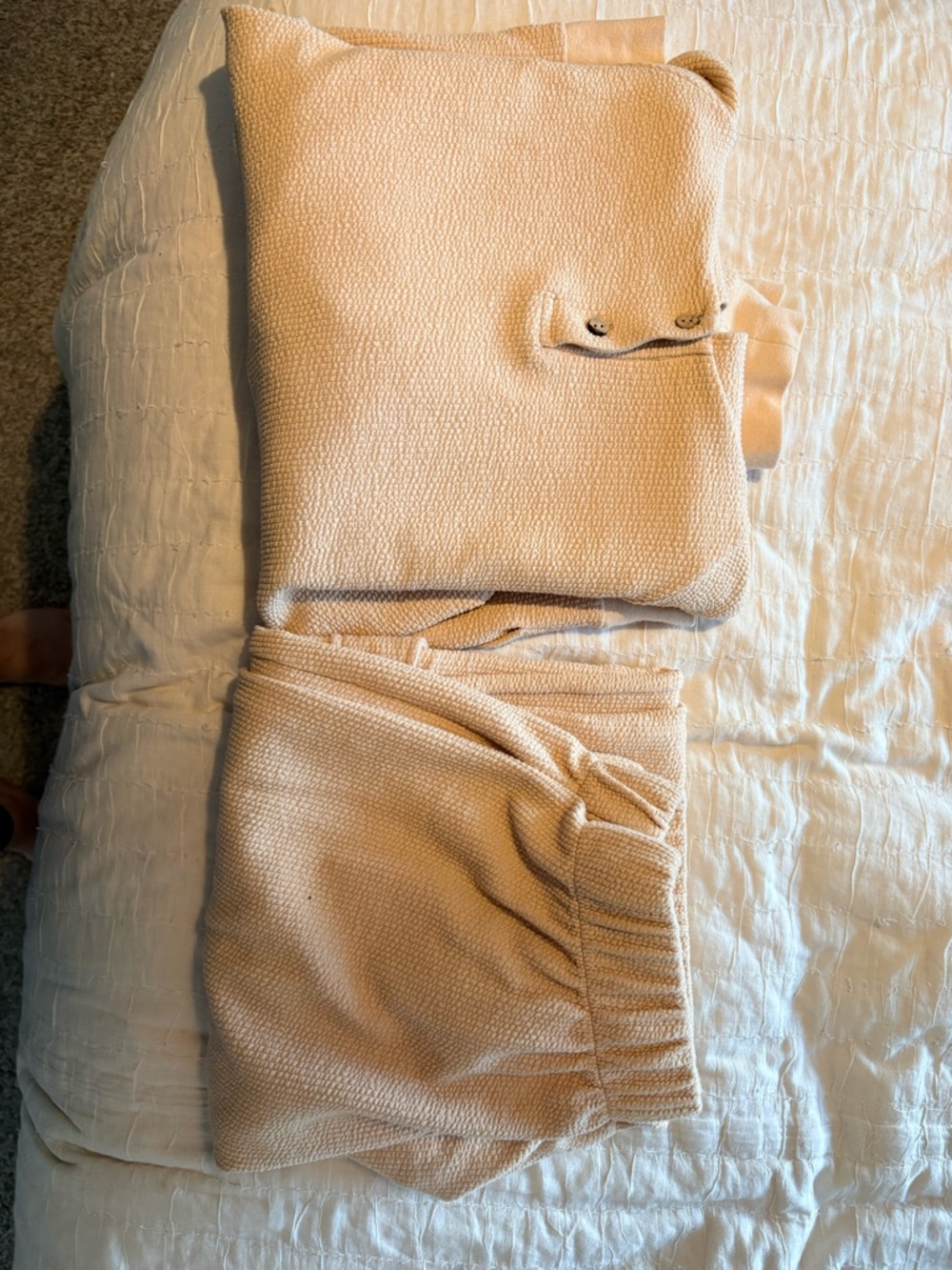 Rylee + Cru Beige Cargo Jogger Pants - Picture 3 of 4